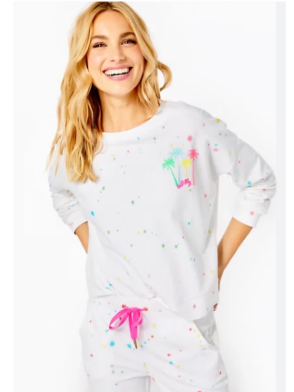 Lilly Pulitzer Sheridan Sweatshirt. 100% Cotton. Size XL